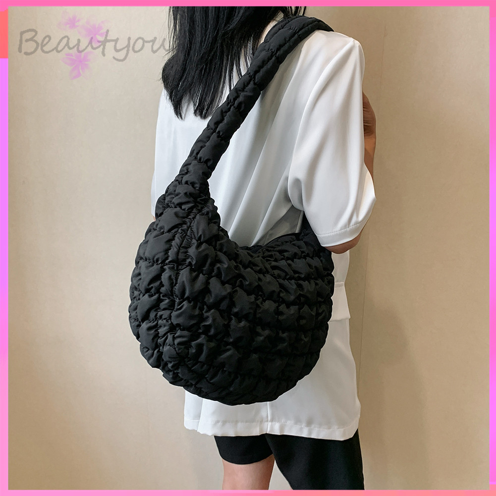 {NEW} กระเป๋าสะพายไหล่ ทรงเมฆ จุของได้เยอะ สําหรับสตรี [BeautYou.th]