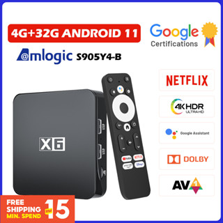 ⭐⭐⭐กล่องทีวี เกมคอนโซล X6 Netflix Google Certified 4K HDR Dolby AV1 2.4G/5G Wifi BT5.0 สําหรับ Android 11