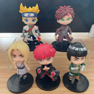 โมเดลฟิกเกอร์ Pvc รูปการ์ตูนนารูโตะ Gaara Kakashi Kawaii ขนาด 10 ซม. สําหรับตกแต่งห้องเด็ก จํานวน 5 ชิ้น ต่อชุด