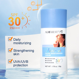Auquest ครีมบํารุงผิวหน้า SPF30+ ป้องกันรังสียูวี 5% นิโคตินาไมด์ เพิ่มความแข็งแรง UVA UVB