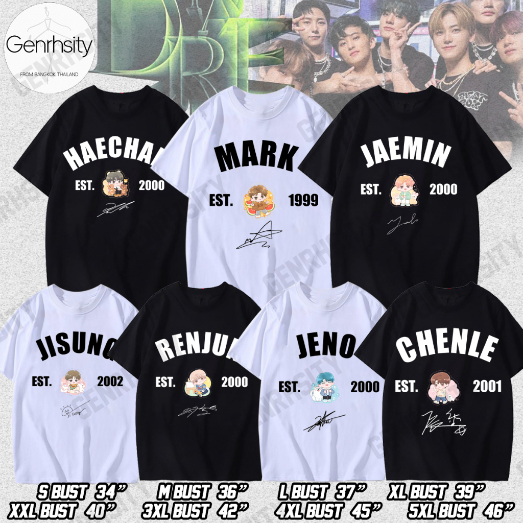 Nct Dream เสื้อยืดผู้หญิง เสื้อยืดผู้ชาย The Dream Show 2 Unisex เสื้อดาว ผ้าบาง ระบายอากาศได้ cotton