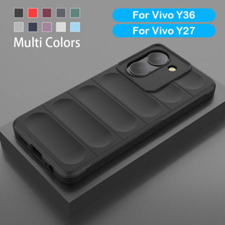 เคสโทรศัพท์ซิลิโคน TPU แบบนิ่ม กันกระแทก ป้องกันกล้อง สําหรับ Vivo Y36 Y27 5G 4G VivoY27 VivoY36 2023