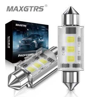 Maxgtrs 2X ไฟ Led 31 36 39 41 มม. C5W หลอดไฟ 3 Smd 3030 Canbus ไม่มีตัวเลขสําหรับติดภายในรถยนต์