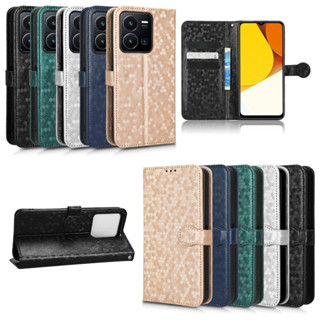 เคส for Nokia G60 G21 G11 X30 5G C31 C21 Plus C21+ C100 C200 เคสโทรศัพท์หนัง TPU นิ่ม ฝาพับ พร้อมช่องใส่บัตร และสายคล้อง สําหรับ Hexagon Pattern PU Leather Case Flip Cover Wallet case ฝาพับหนัง เคสฝาพับ เคสเปิดปิด