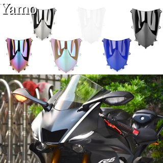 กระจกกันลม ด้านหน้า แบบดั้งเดิม สําหรับรถจักรยานยนต์ Yamaha YZF600 R6 2017-2023