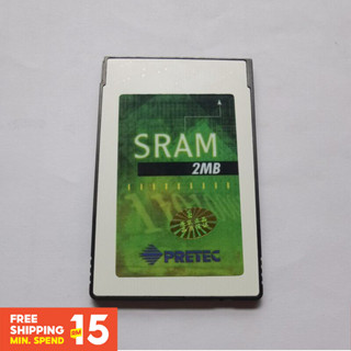 ⭐⭐⭐ใหม่ Pretec SRAM CARD Pcmcia การ์ดหน่วยความจํา PC CARD 2MB พร้อมแบตเตอรี่