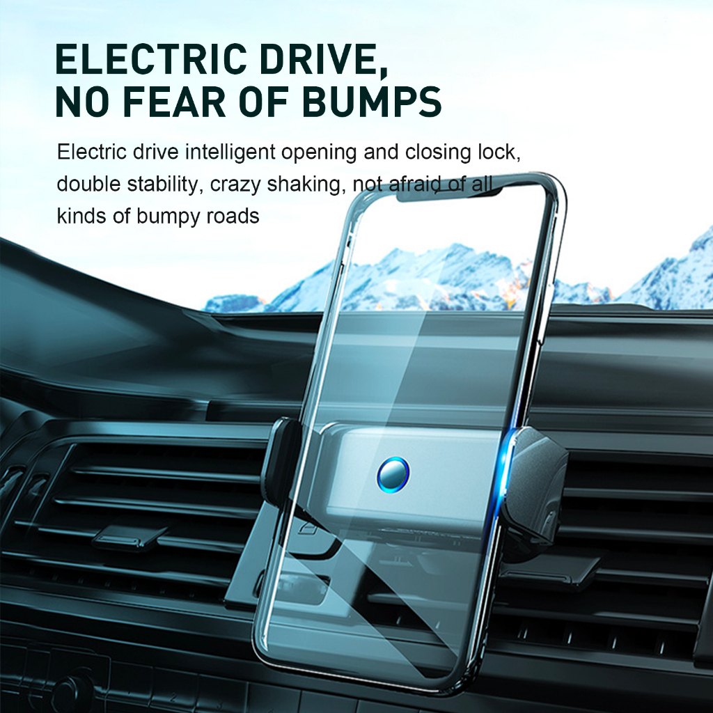 ใหม่ล่าสุด JK660 ที่วางโทรศัพท์มือถือ เหนี่ยวนําอัจฉริยะ 360 องศา สําหรับรถยนต์° พร้อมส่ง - รูปที่ 2