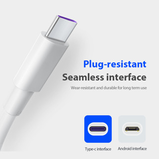 สายชาร์จ Usb Type C 5A แบบชาร์จเร็ว สําหรับสมาร์ทโฟน Xiaomi Samsung