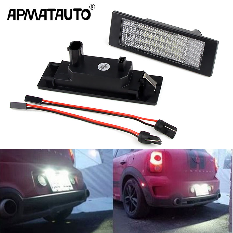 2 PC CANbus ไฟป้ายทะเบียน Led สําหรับ BMW E63 E64 E81 E85 E86 E87 650i M6 Z4 645Ci F06/F12/F13/F21 i