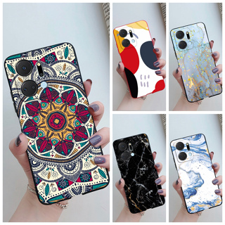 เคสโทรศัพท์มือถือ ซิลิโคนนิ่ม กันกระแทก ลายเพ้นท์สี หลากสี สําหรับ Honor X7a Honor X7a