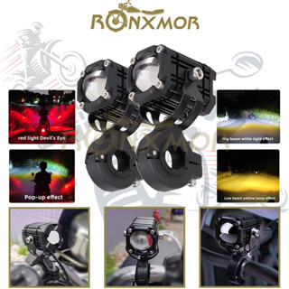 Ronxmor ไฟตัดหมอก Led 2 ชิ้น สําหรับรถจักรยานยนต์ BMW R 1200GS R1250GS ADV F800GS K1600 Honda CRF1000L