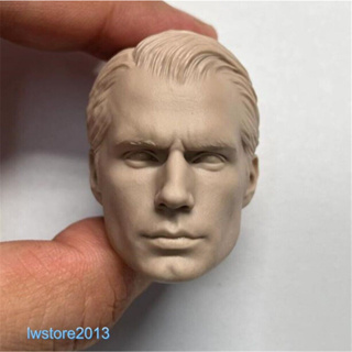 โมเดลฟิกเกอร์ Superman Henry Cavil Head Sculpt ขนาด 1:6 ของเล่นสําหรับเด็กผู้ชาย 12 นิ้ว