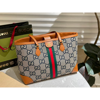 Guccis ใหม่ กระเป๋าช้อปปิ้งลําลอง อเนกประสงค์ แฟชั่น