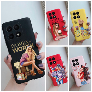 เคสซิลิโคนนิ่ม กันกระแทก แฟชั่น สําหรับ Honor X8a Honor X8a