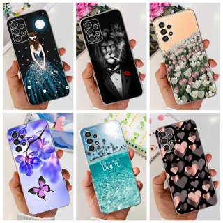 เคสโทรศัพท์ซิลิโคน TPU แบบนิ่ม ลายเพ้นท์ สําหรับ Samsung Galaxy A13 A23 2022 A13 4G A23 5G A135F A235F A236B