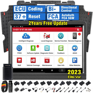 2023 newest Launch X431 PRO V V4.0 Automotive Diagnostic tools Full System ECU Coding Active test obd2