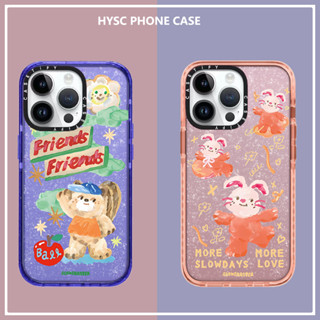 Casetify เคสโทรศัพท์มือถือ กันกระแทก ลายสติกเกอร์สุนัข สําหรับ iPhone 15 ProMax 15Pro 14 ProMax 14 Pro 13 ProMax 12 Pro Max 11 ProMax