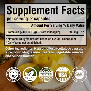 Xemenry Bromelain พร้อมเอนไซม์โปรตีโอลิติก * - ภูมิคุ้มกัน, ข้อต่อ
