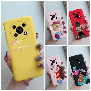 เคสซิลิโคนนิ่ม ลายมงกุฎ หรูหรา สําหรับ Honor X9 5G Honor Magic4 Lite