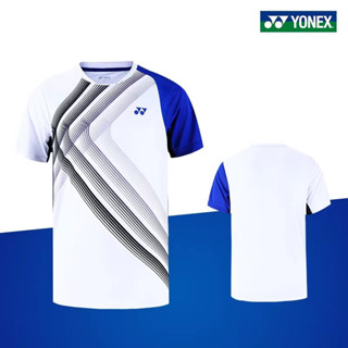 Yonex เสื้อกีฬาแบดมินตัน แขนสั้น แบบแห้งเร็ว ดูดซับเหงื่อ สําหรับเด็กทุกเพศ