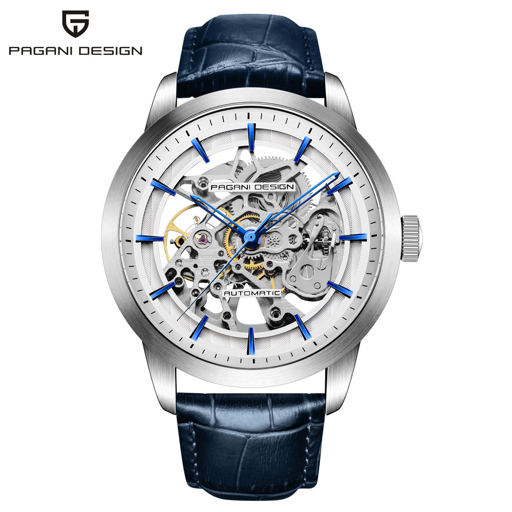 Pagani DESIGN G3265Z นาฬิกาข้อมือ สายหนัง สเตนเลส กันน้ํา สําหรับผู้ชาย PD-1638
