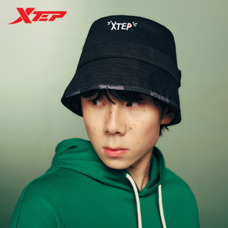 Xtep หมวกชาวประมง ทรงสี่เหลี่ยม สองด้าน แฟชั่นวินเทจ