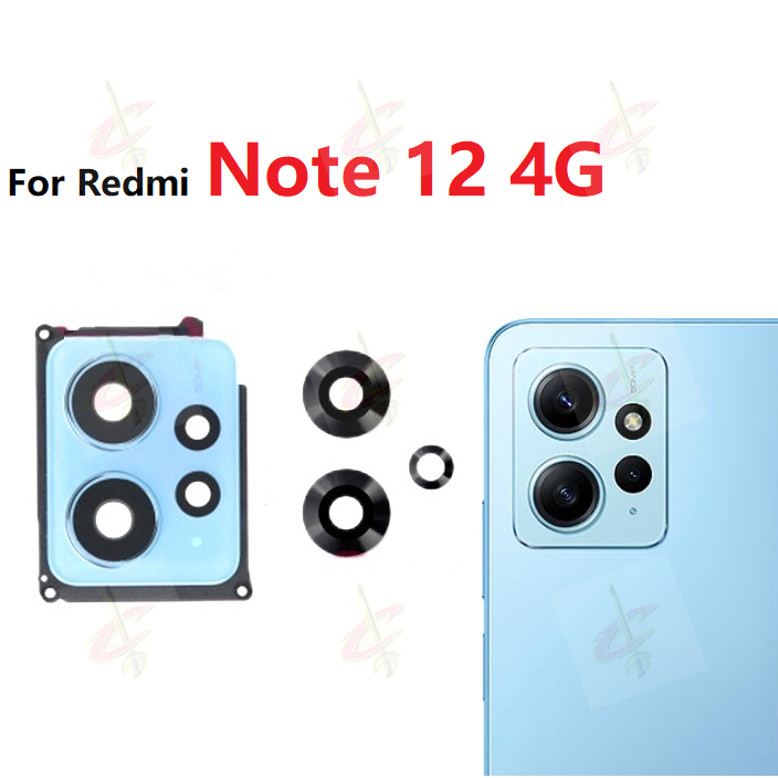 เลนส์กล้อง (Camera Lens) ,กรอบเลนส์ สําหรับ Redmi note 12 4G
