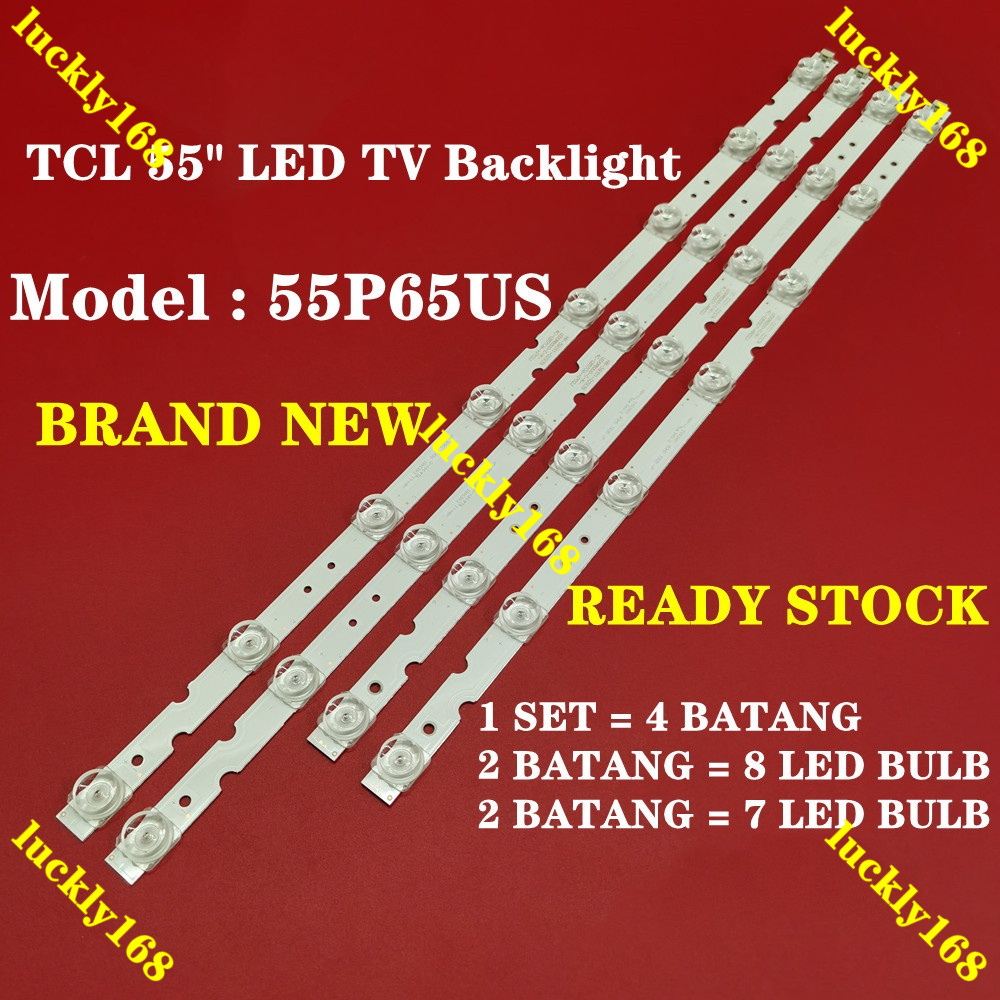 แบ็คไลท์ทีวี LED 55P65US 55P8 55U3800C 55P65 55D6 55F6 55L2 TCL 55 นิ้ว 55 นิ้ว 4C-LB5508-HR03J 55HR
