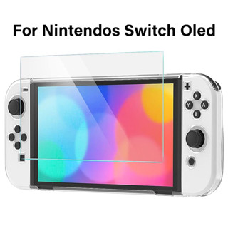 กระจกนิรภัยกันรอยหน้าจอ แบบใส HD สําหรับ Nintendo Switch OLED