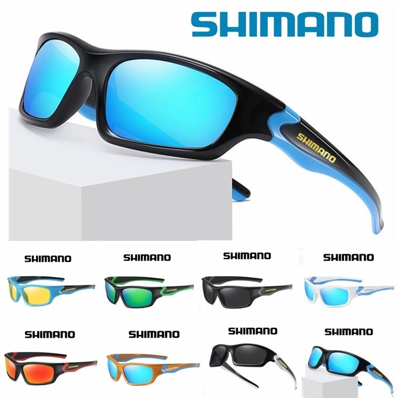 Shimano แว่นตากันแดด เลนส์โพลาไรซ์ UV400 สําหรับตกปลา เดินป่า ขี่จักรยาน
