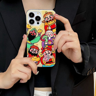 เคสโทรศัพท์มือถือ ลายการ์ตูน สไตล์จีนย้อนยุค สําหรับ iPhone 15 Pro max 14Pro max case 15 Pro 13Pro max 12Pro max 14Pro 13Pro 12Pro 11 12 13 14 15 ultra กรอบแข็ง pc นิ่ม แข็งแรง