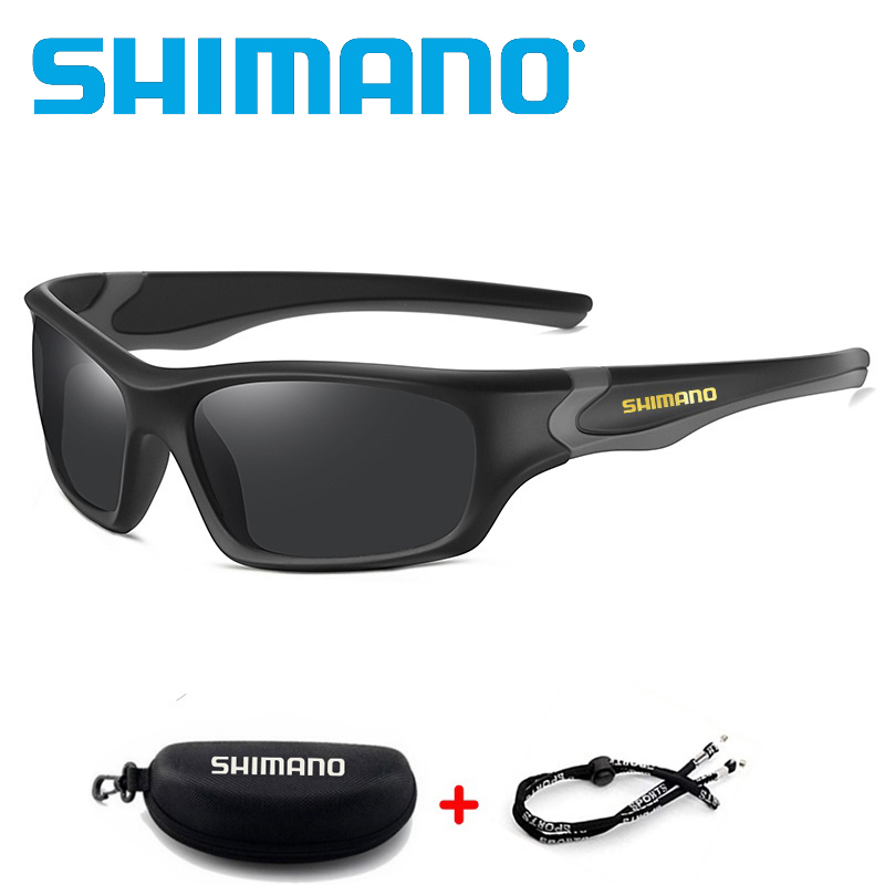 Shimano แว่นตากันแดด เลนส์โพลาไรซ์ UV400 สําหรับขี่จักรยาน เดินป่า ตกปลา เล่นกีฬากลางแจ้ง