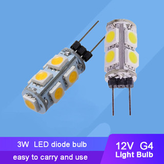 หลอดไฟสปอตไลท์ LED G4 DC 12V 2W ความสว่างสูง 2 ชิ้น