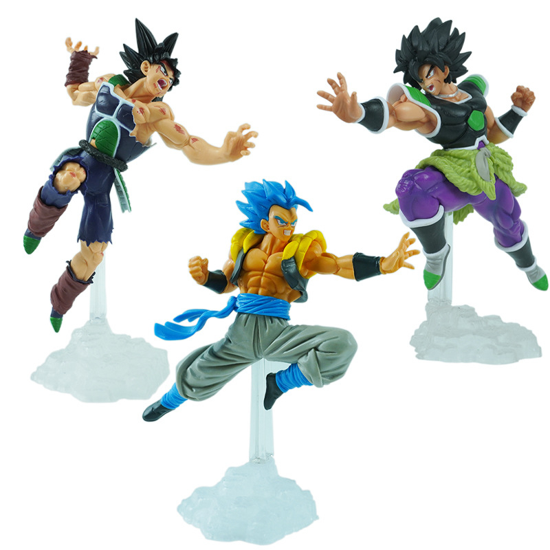 20-22ซม.ญี่ปุ่นอะนิเมะDragon Ball Z Burdock Gogeta Son Goku Vegeta Super Saiyan PVC Action Figuresตุ๊กตาFigurineของเล่นเด็ก