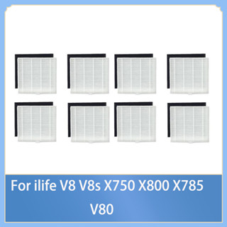 อะไหล่ไส้กรองฟองน้ํา Hepa แบบเปลี่ยน สําหรับหุ่นยนต์ดูดฝุ่น ilife V8 V8s X750 X800 X785 V80