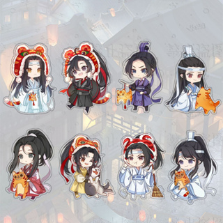 โฟลเดอร์อะคริลิค ลายการ์ตูนอนิเมะ Mo Dao Patriarch Lan Wangji Wei Wuxian สําหรับสํานักงาน