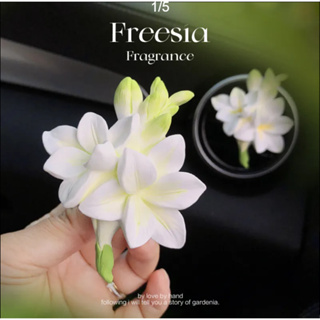 Freesia น้ําหอมปรับอากาศในรถยนต์ กลิ่นอโรมา ดอกไม้ หินกระจายความรู้สึกระดับไฮเอนด์ สําหรับผู้หญิง