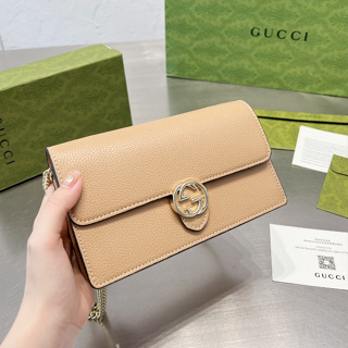 Gucci ใหม่ กระเป๋าสะพายไหล่ อเนกประสงค์ แฟชั่นยอดนิยม