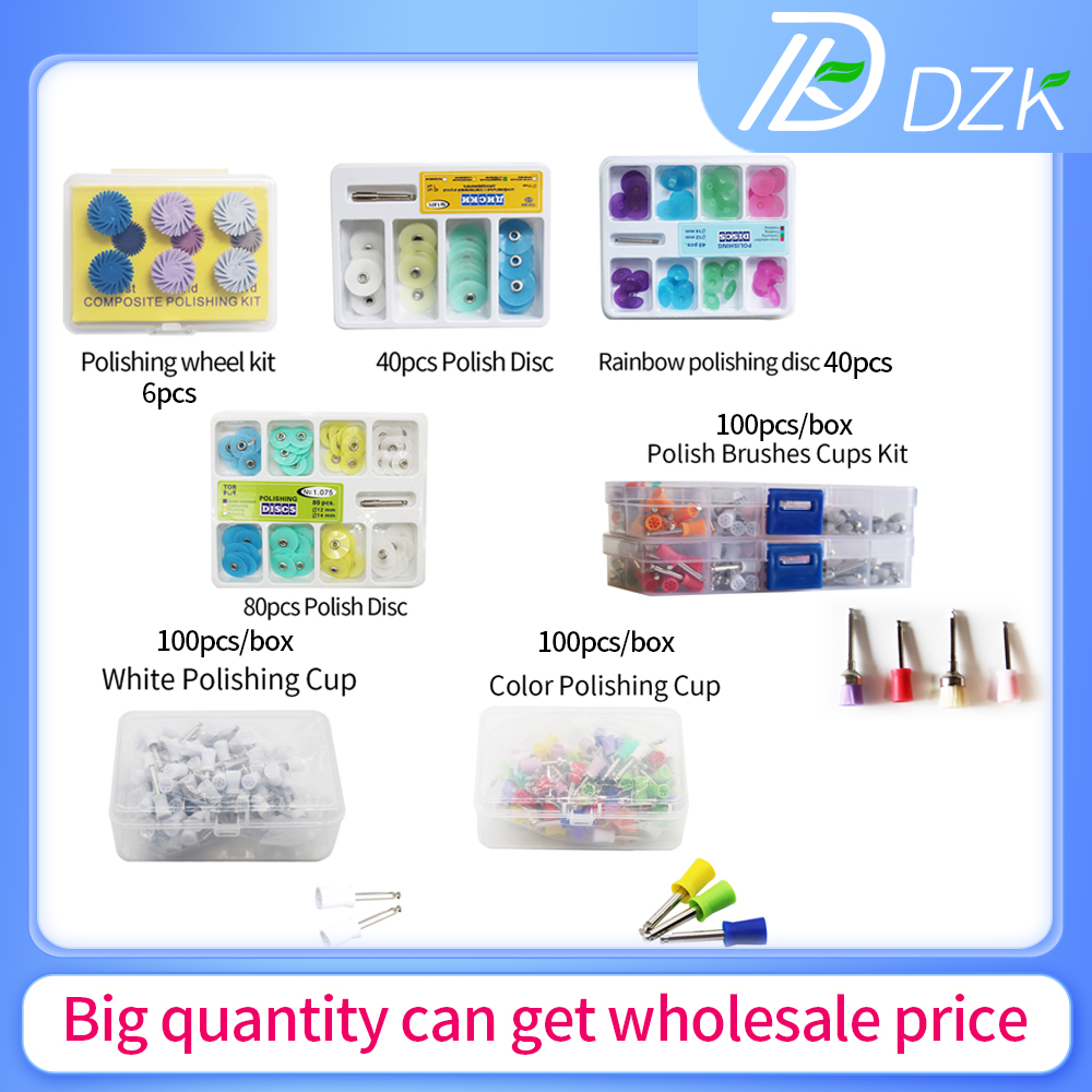 1Box Polish Brushes Cups Kit Polish Disc ชุดแปรงขัดเงา ถ้วย ถ้วย จานขัด