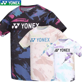 Yoenx เสื้อกีฬาแบดมินตัน แขนสั้น ระบายอากาศ แห้งเร็ว ดูดซับเหงื่อ สําหรับผู้ชาย และผู้หญิง