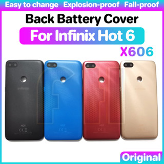 ฝาครอบแบตเตอรี่ด้านหลัง สําหรับ INFINIX hot 6 X606