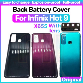 ฝาครอบแบตเตอรี่ด้านหลัง สําหรับ Infinix hot 9 x655