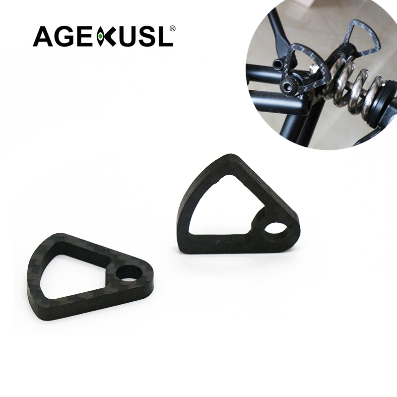 Agekusl อะไหล่ขาตั้งคาร์บอนไฟเบอร์ สําหรับจักรยานพับ Brompton 3Sixty Pikes Royale Camp Crius Trifold