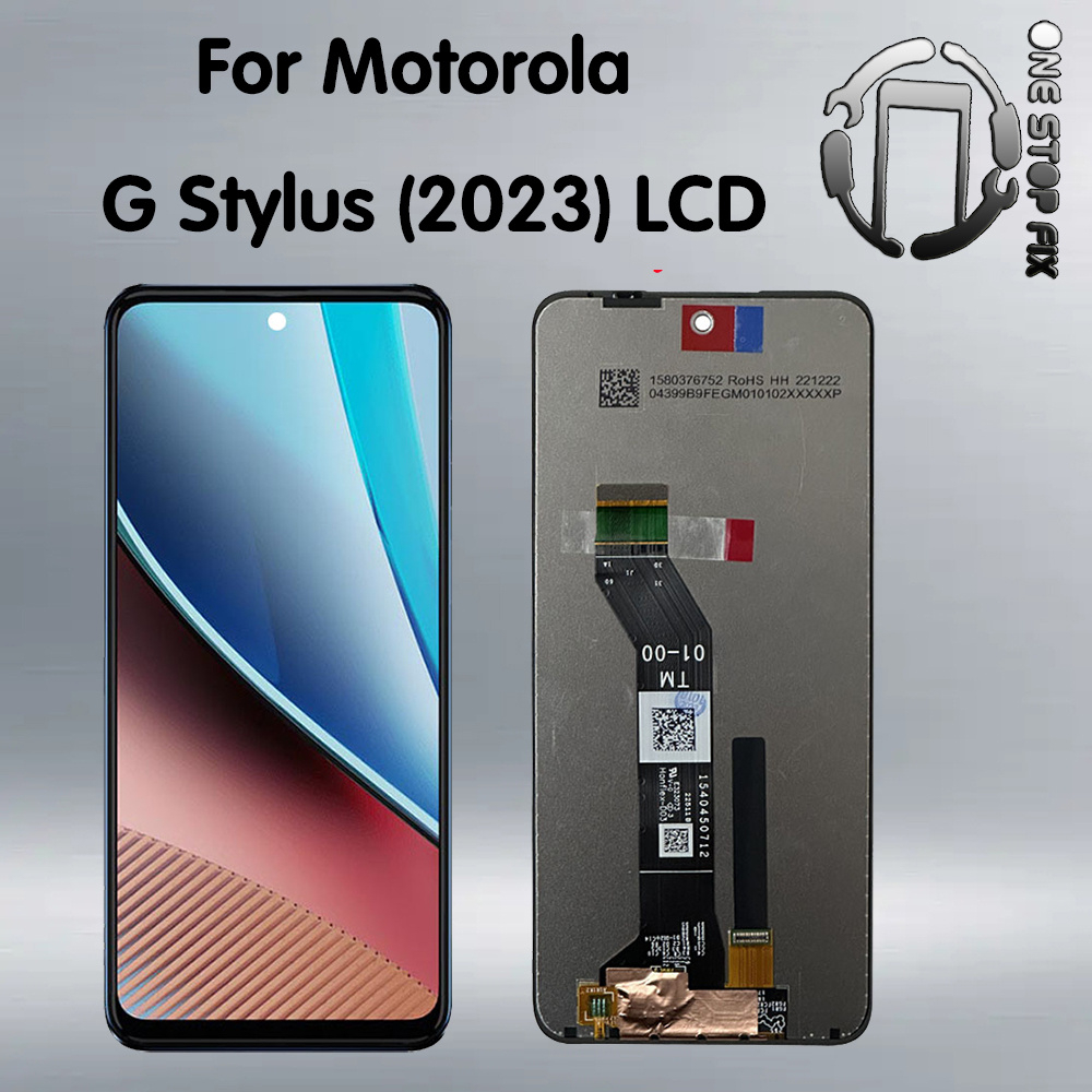 สําหรับ Motorola Moto G Stylus 5G (2023) LCD Touch Panel Screen Sensor Digiziter Assembly สําหรับ Mo
