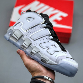 Air More Uptempo 96 Photon รองเท้าบาสเก็ตบอล สีเงินเมทัลลิก DV7408 100