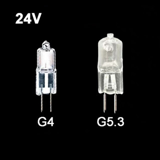 หลอดไฟฮาโลเจน 24V G4 G5.3 สําหรับไฟฉายออปติคอล 5 ชิ้น