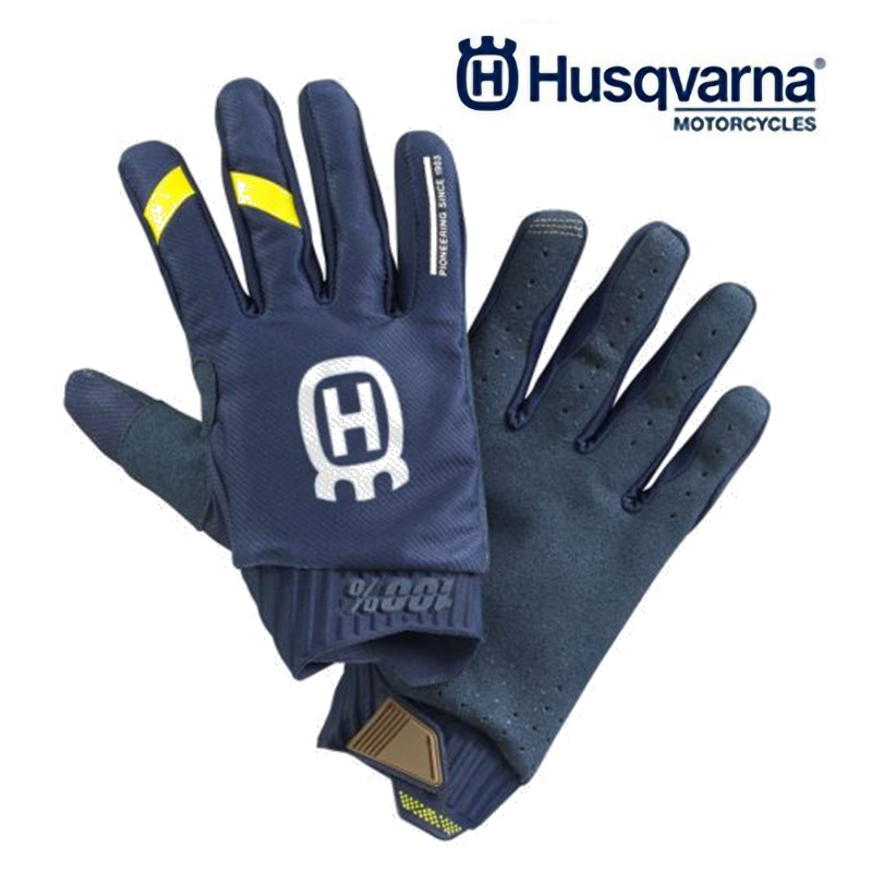 Husqvarna 2023 ถุงมือยุทธวิธี แข่งรถข้ามประเทศ จักรยานเสือภูเขา เหมาะสําหรับรถจักรยานยนต์