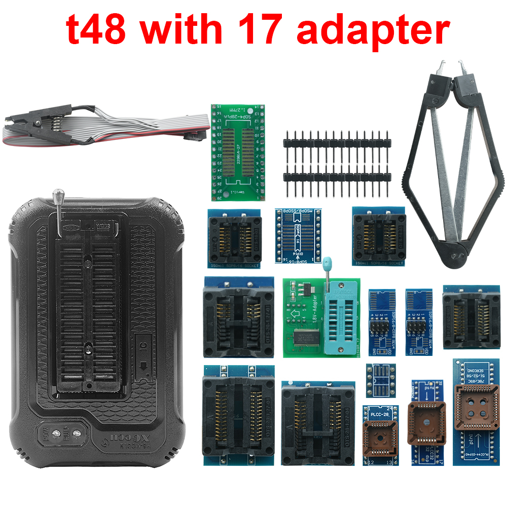 ⭐⭐⭐ใหม่ โปรแกรมเมอร์ T48 (TL866-3G) รองรับ 28000+ ICs สําหรับ SPI Nor NAND Flash Emc TSOP SOP PLCC TL866II Plus
