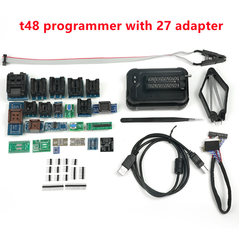 ⭐⭐⭐ใหม่ โปรแกรมเมอร์ T48 (TL866-3G) รองรับ 28000+ ICs สําหรับ SPI Nor NAND Flash Emc TSOP SOP PLCC TL866II Plus