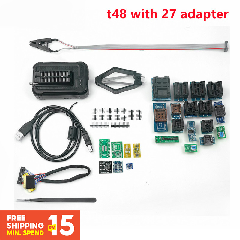 ⭐⭐⭐ใหม่ โปรแกรมเมอร์ T48 (TL866-3G) รองรับ 28000+ ICs สําหรับ SPI Nor NAND Flash Emc TSOP SOP PLCC TL866II Plus